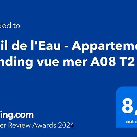 O Fil De L'Eau - Appartement Standing Vue Mer A08 T2 Bandol Dış mekan fotoğraf