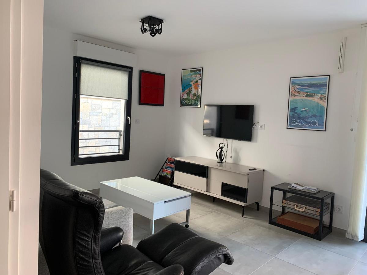 O Fil De L'Eau - Appartement Standing Vue Mer A08 T2 Bandol Dış mekan fotoğraf
