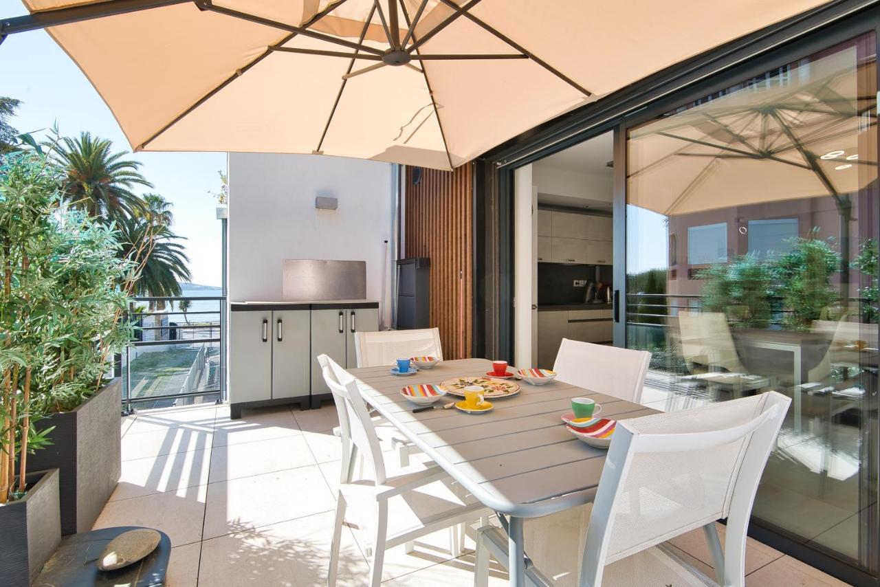 O Fil De L'Eau - Appartement Standing Vue Mer A08 T2 Bandol Dış mekan fotoğraf